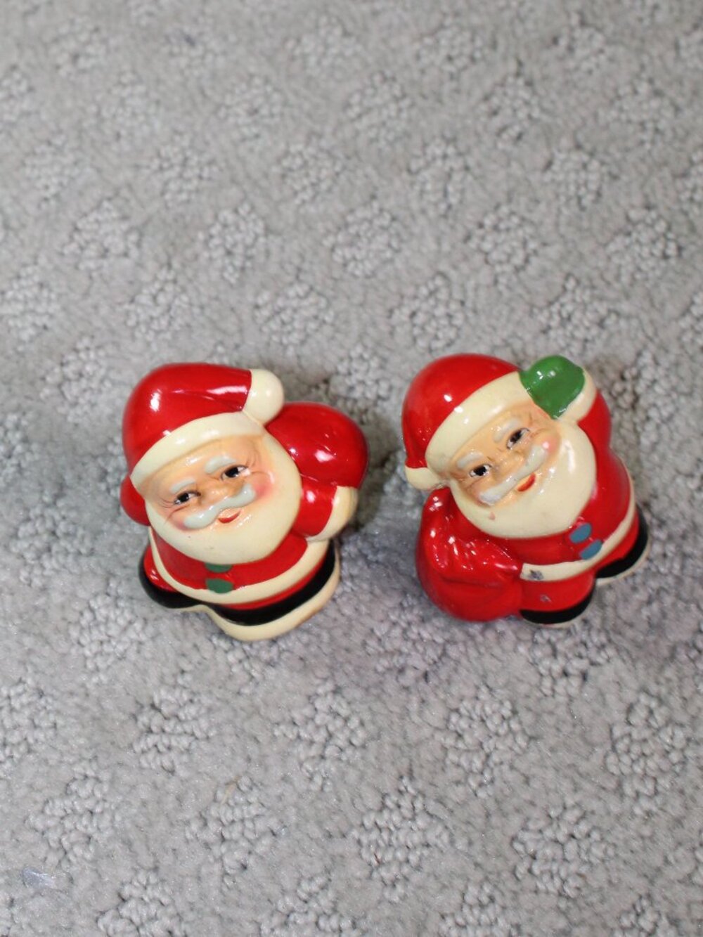 Set of 2 Vintage Santa Claus Pencil Sharpeners